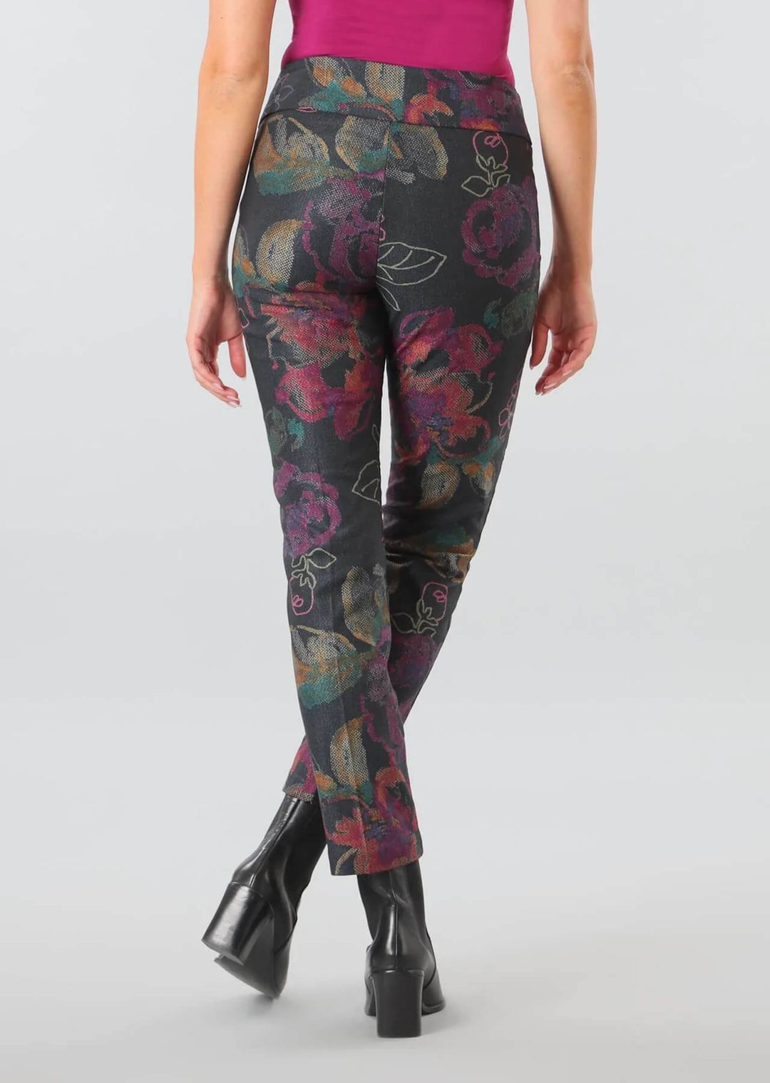 Lisette Francesca Floral Print Ankle Pant - Mildred Hoit