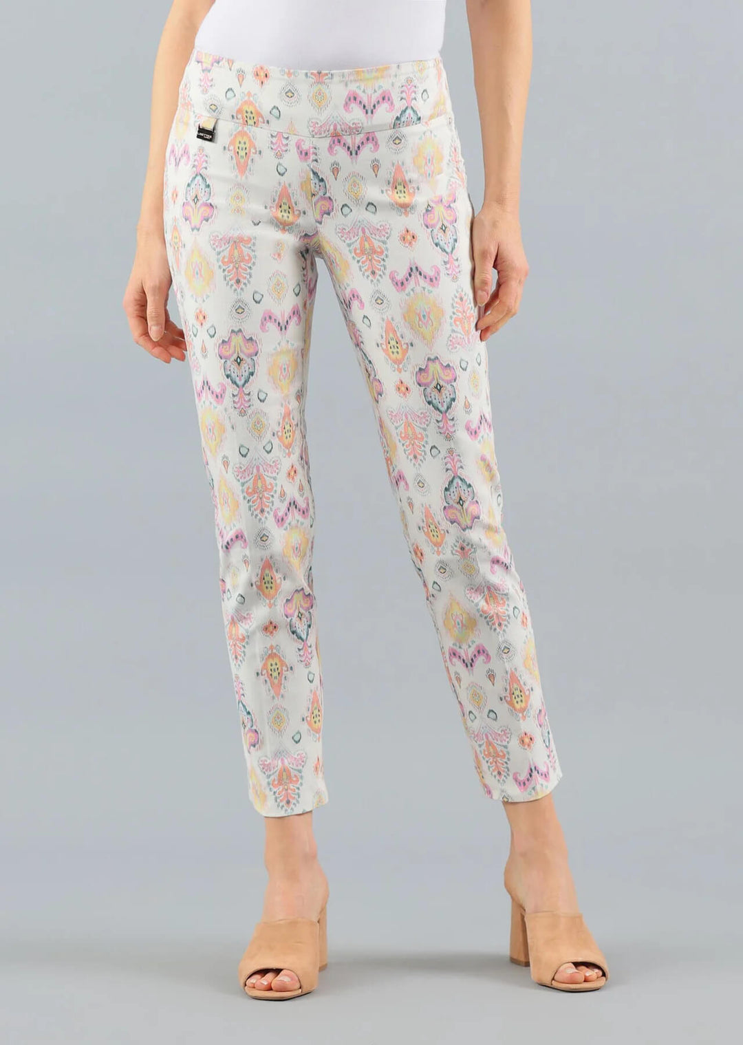 Almos Printed Ankle Pull On Pant - Mildred Hoit