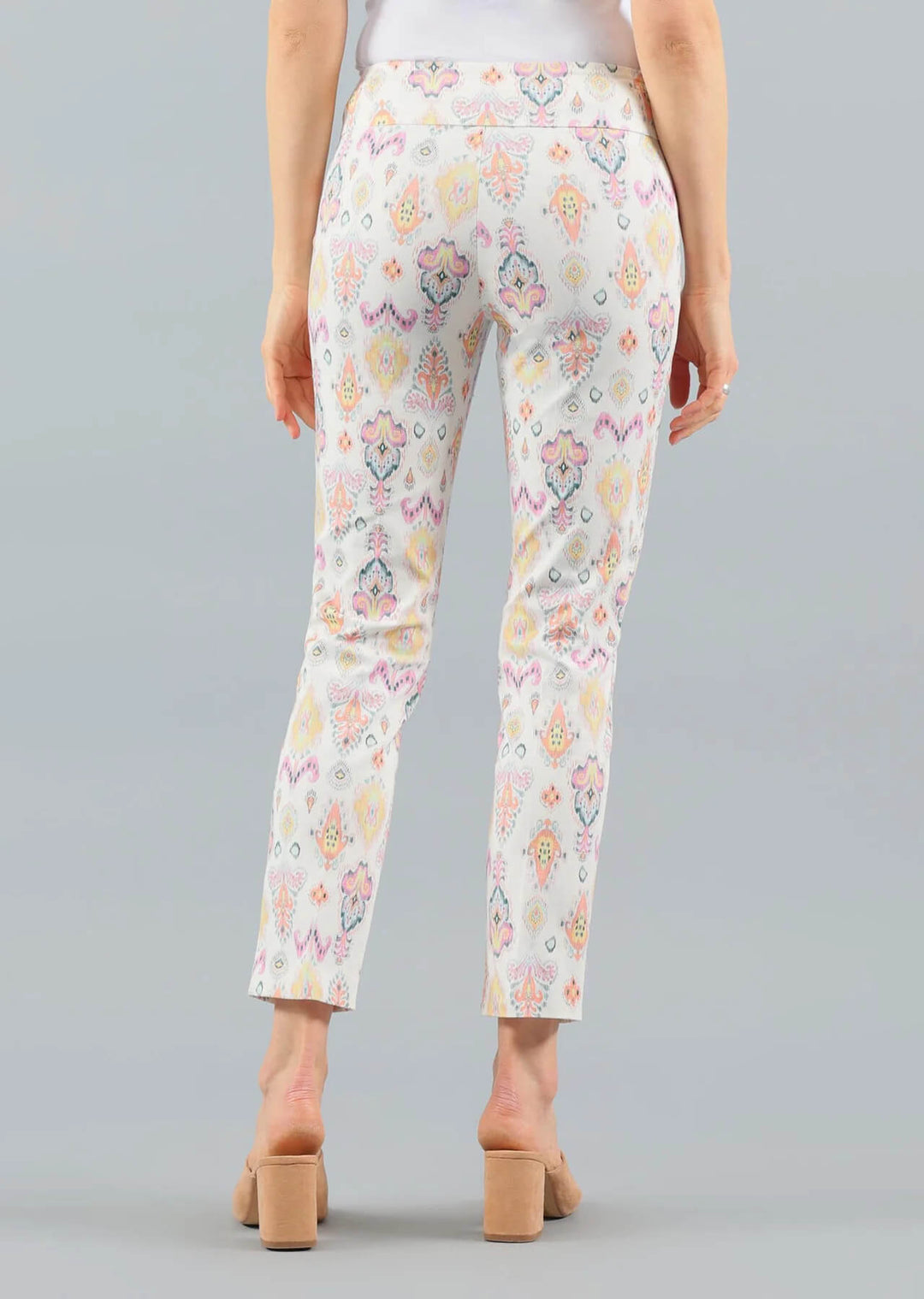 Almos Printed Ankle Pull On Pant - Mildred Hoit