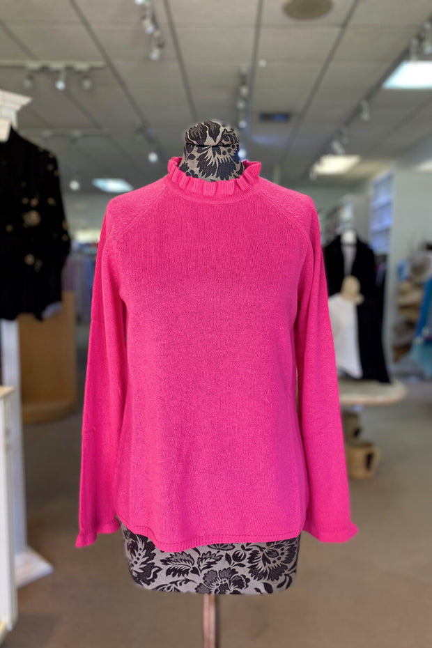 Cashmere Grace Sweater in Bouquet available at Mildred Hoit in Palm Beach.