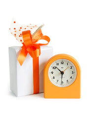 Pick-Me-Up Alarm Clock in Orange