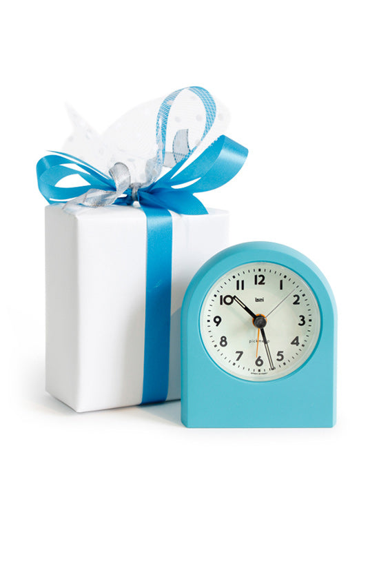 Pick-Me-Up Alarm Clock in Turquoise - Mildred Hoit