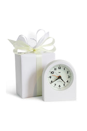 BAI Pick-Me-Up Alarm Clock in White available at Mildred Hoit in Palm Beach.