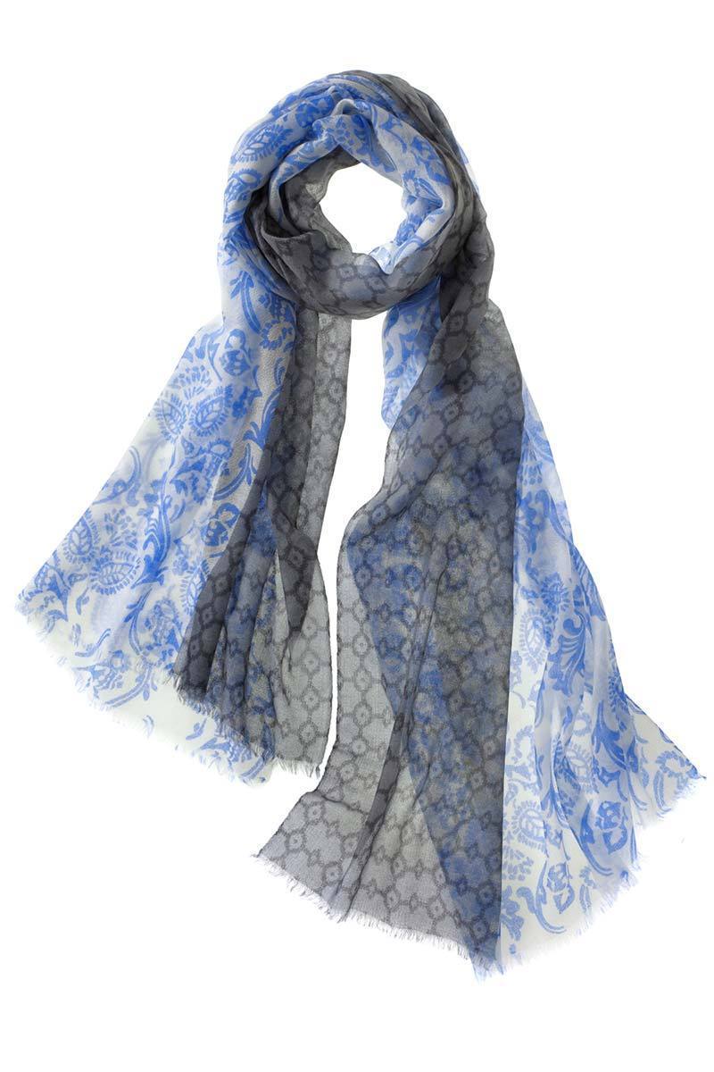 Catena Cashmere Printed Shawl - Mildred Hoit