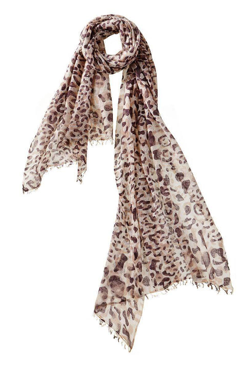 Felted Leopard Cashmere Shawl - Malt available at Mildred Hoit in Palm Beach.