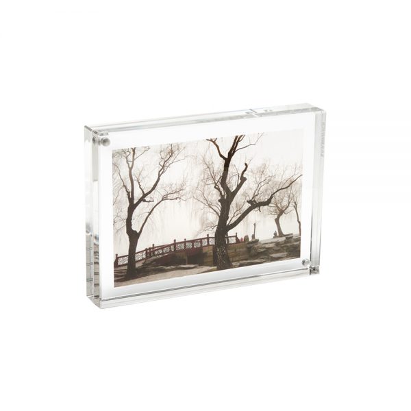 Lucite Magnetic Picture Frame - 4 x 6 - Mildred Hoit