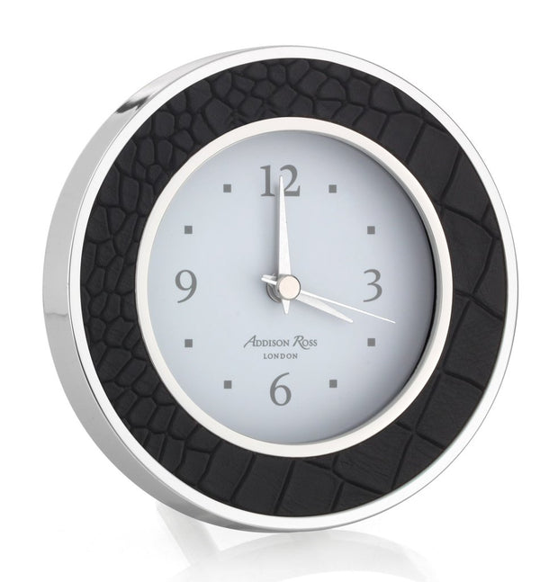 Crocodile & Silver Alarm Clock