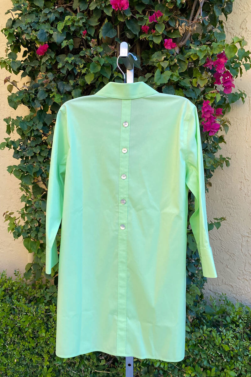 Foxcroft Pamela Essential Stretch Non-Tunic in Sweet Kiwi - Mildred Hoit