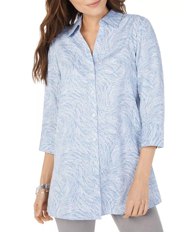 Foxcroft Palmer Soft Swirls Tunic available at Mildred Hoit in Palm Beach.