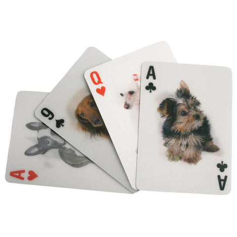 3D Playing Cards - Dogs