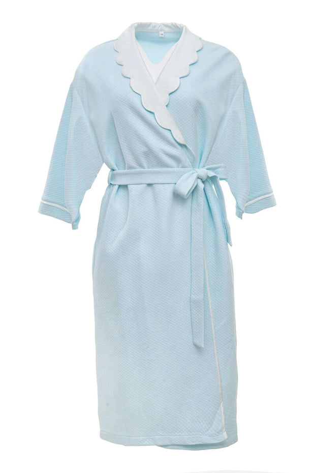 Helen Robe in Blue available at Mildred Hoit in Palm Beach.