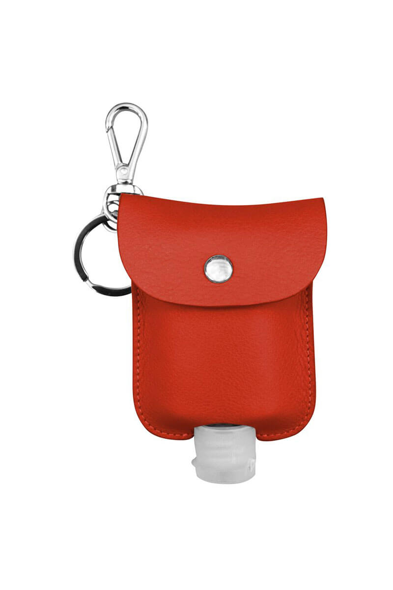 Leather Hand Sanitizer Charm - Cherry - Mildred Hoit