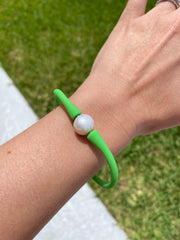 Pearl and Silicone Bracelet - available in multiple colors!