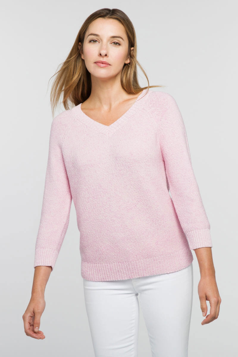 Kinross Front To Back Vee Sweater - Mildred Hoit