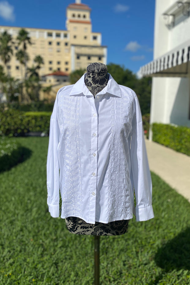 Peace of Cloth Aquarius Blouse available at Mildred Hoit in Palm Beach.