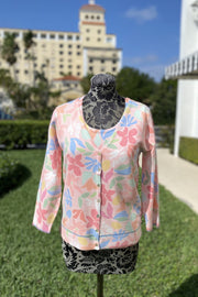 Leo and Ugo Floral Sweater Set available at Mildred Hoit in Palm Beach.