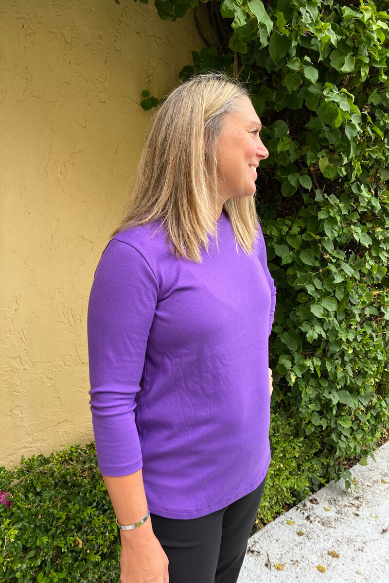 Mildred Hoit Everyday Tee - Purple - Mildred Hoit