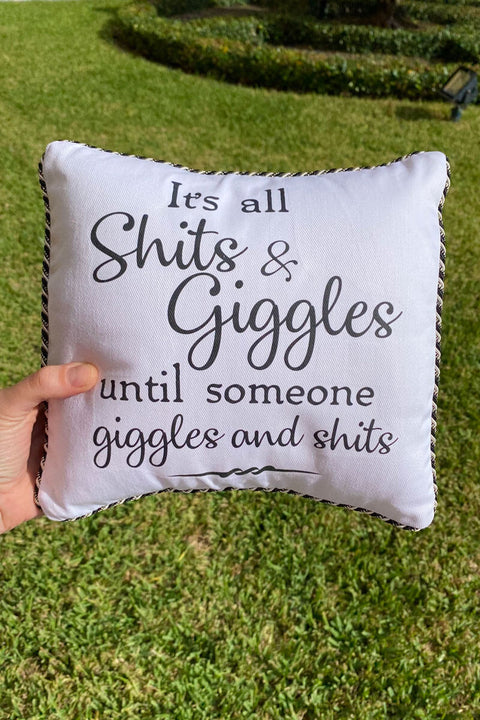 'It's all...' Pillow