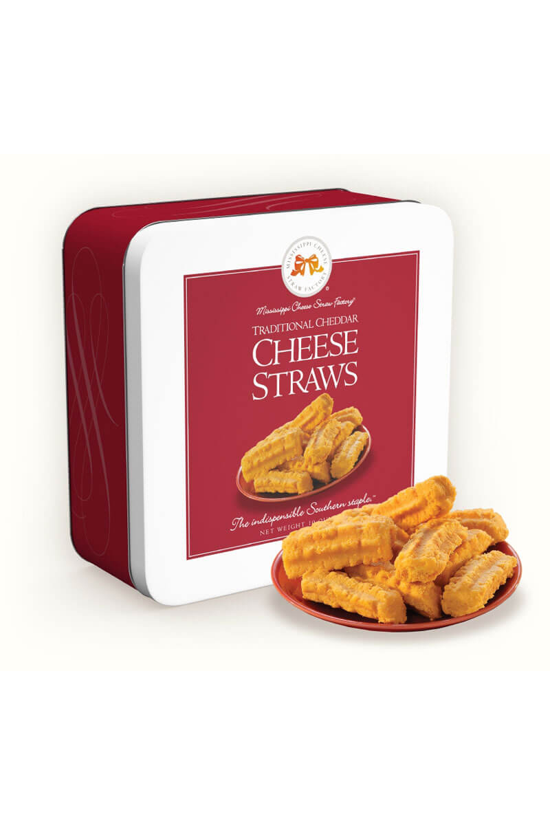 Traditional Cheddar Cheese Straws available at Mildred Hoit in Palm Beach.