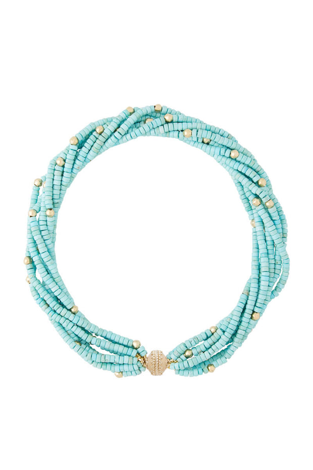 Clara Williams Magnesite Peppercorn Necklace available at Mildred Hoit in Palm Beach.