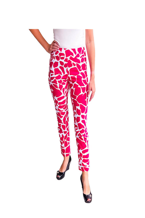Krazy Larry Pull-On Pant - Pink Rocks available at Mildred Hoit in Palm Beach.