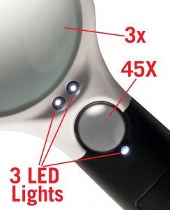LED Magnifier Light
