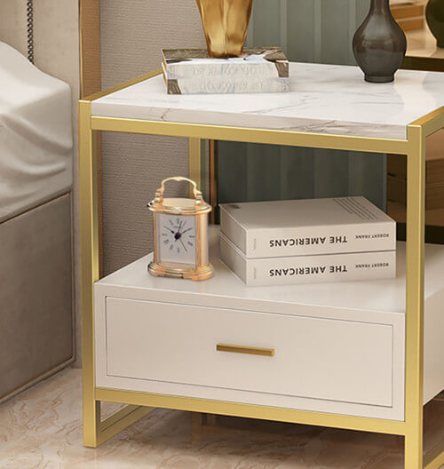 Sato Alarm Clock in Gold - Mildred Hoit