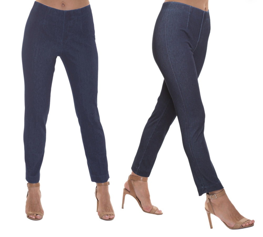 Lior Sasha Denim Pant in Blue Denim - Mildred Hoit