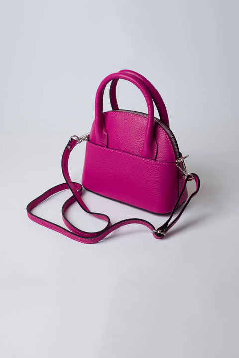 Leather Tivoli Handbag in Pink