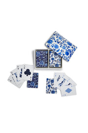 Chinoiserie Double Deck Playing Cards - Blue and White