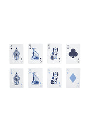 Chinoiserie Double Deck Playing Cards - Blue and White