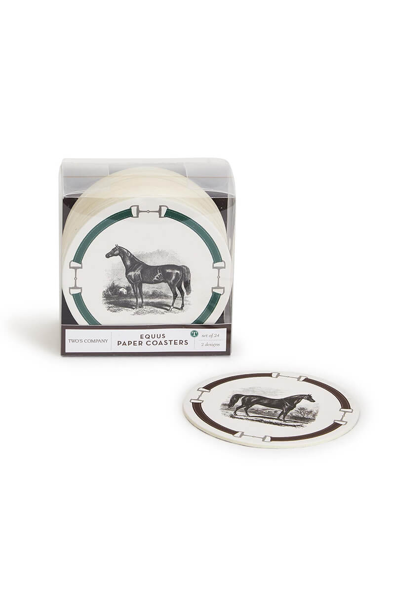 Equus Coasters available at Mildred Hoit in Palm Beach.