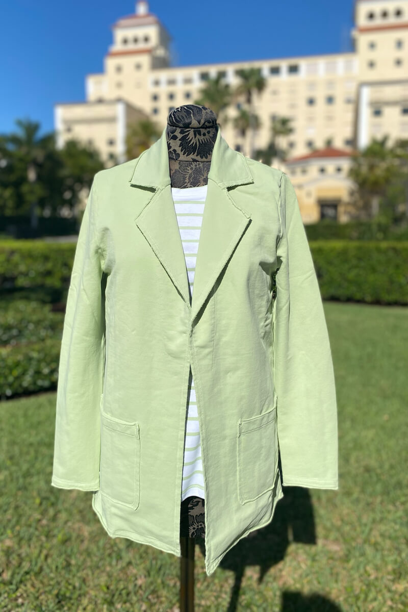 Green Cotton Jacket - Mildred Hoit