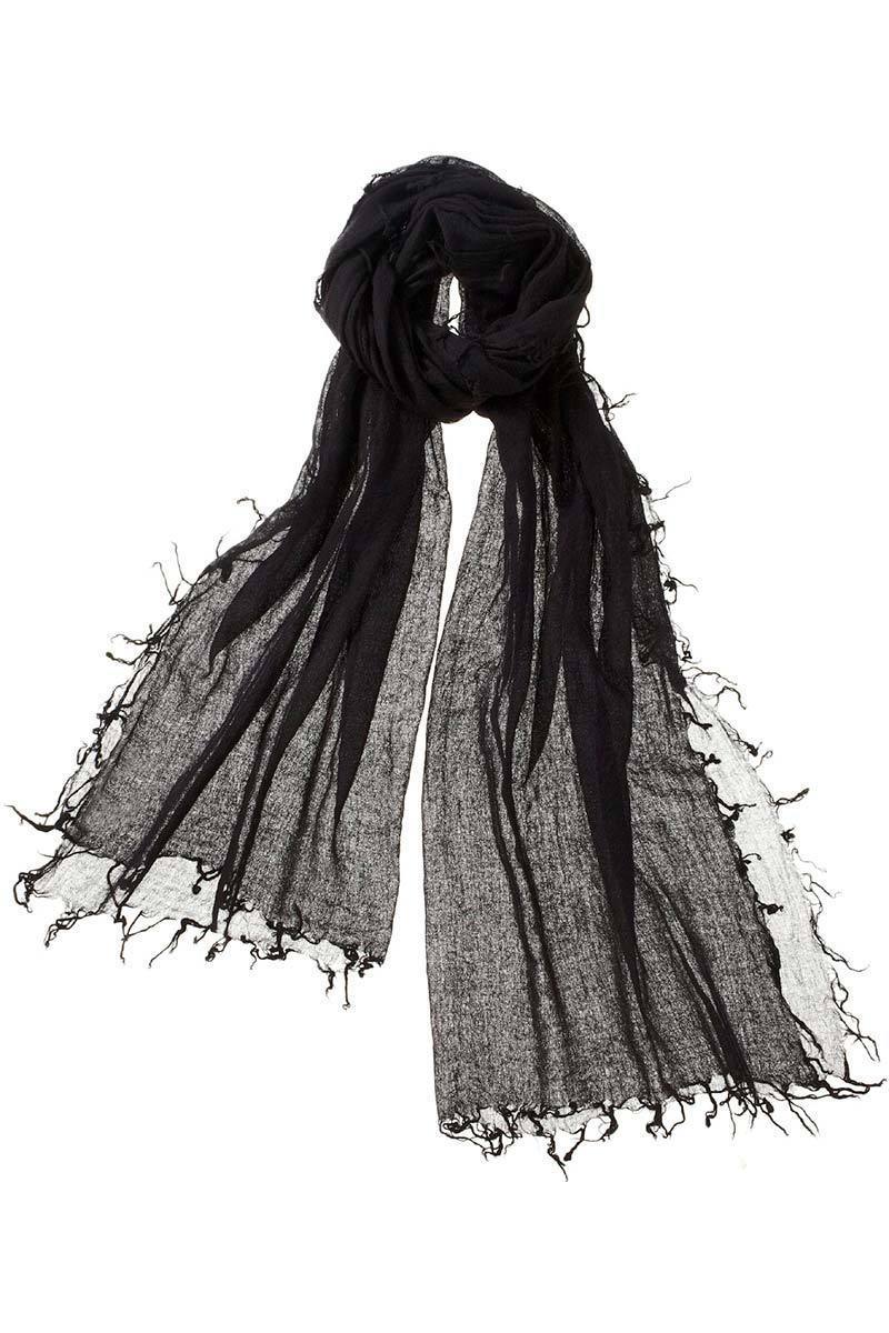 Alta Cashmere Shawl in Ebony - Mildred Hoit