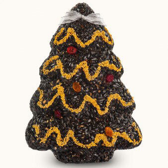 Christmas Tree Bird Seed Ornament - Brown - Mildred Hoit