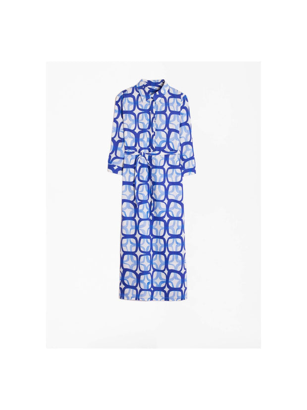 Marion Blue Art Print Dress