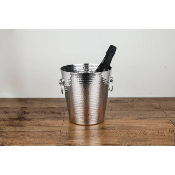 Hammered Silver Wine Bucket available at Mildred Hoit in Palm Beach.