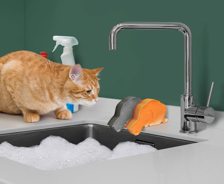 Kitchen Kittens Sponge Duo - Mildred Hoit