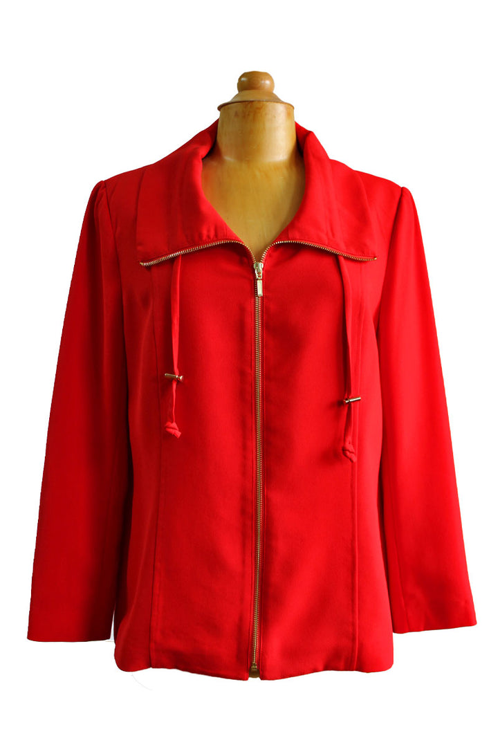 Mildred Hoit Drawstring Collar Jacket - available in multiple colors! - Mildred Hoit