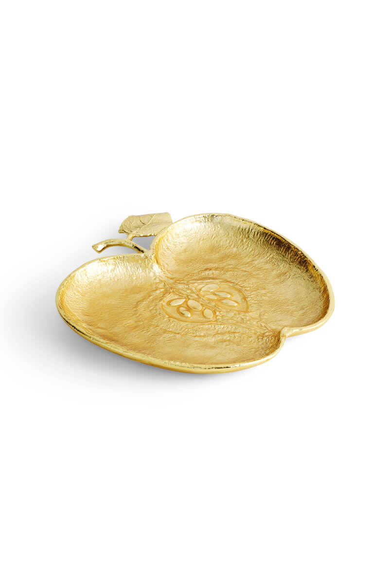 Michael Aram Golden Apple Platter - Mildred Hoit