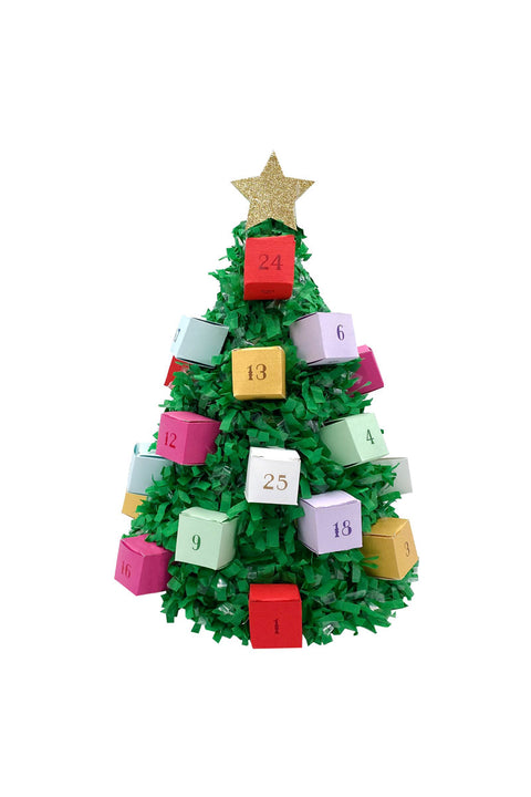 Christmas Tree Advent Calendar Pinata