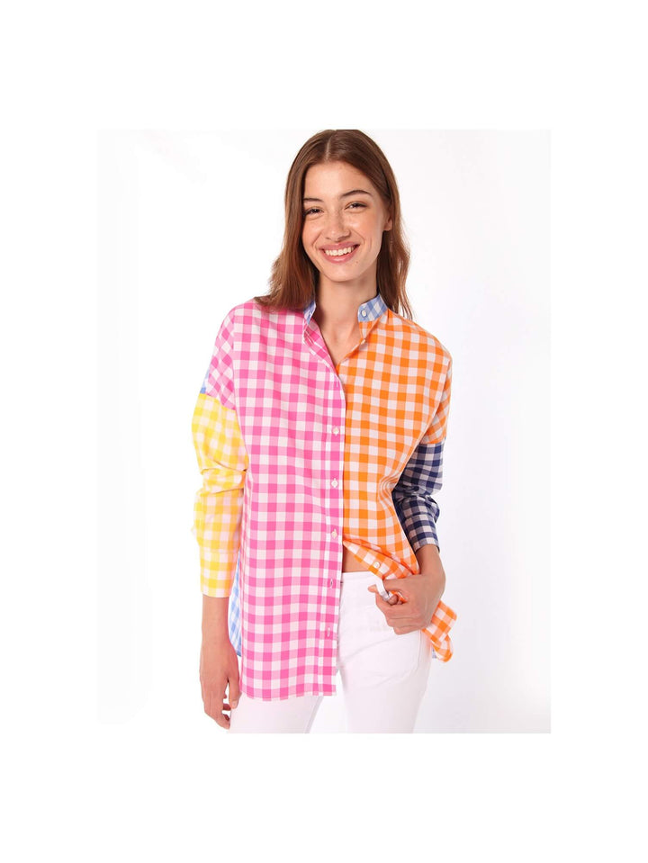 Micaela Gingham Blouse - Mildred Hoit